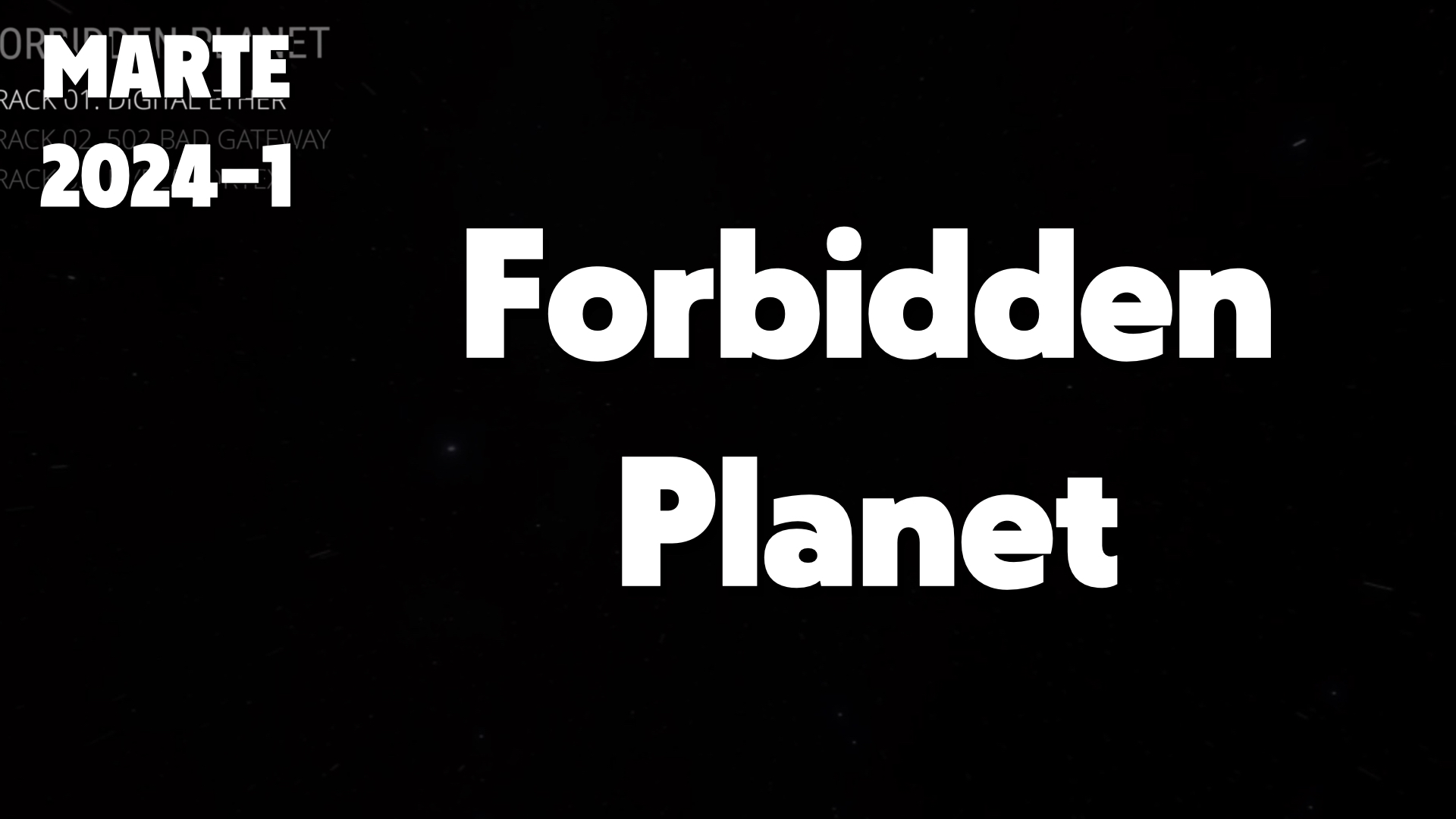 FORBIDDEN PLANET